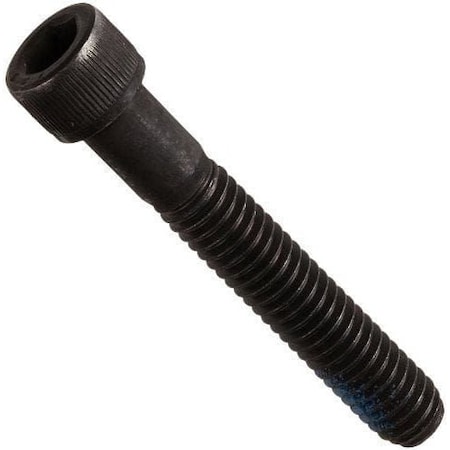 1/4-28 Socket Head Cap Screw, Black Oxide Alloy Steel, 2-1/2 In Length, 100 PK